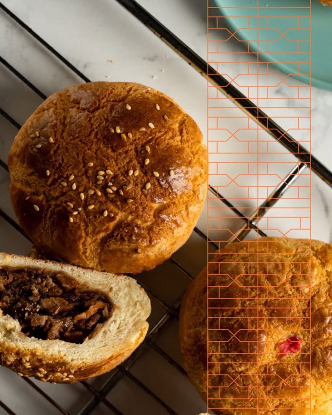 Roasted Chicken Polo Bun
